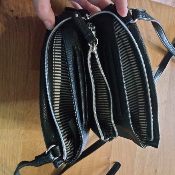 Black and leopard small purse - Picture 2 of 4